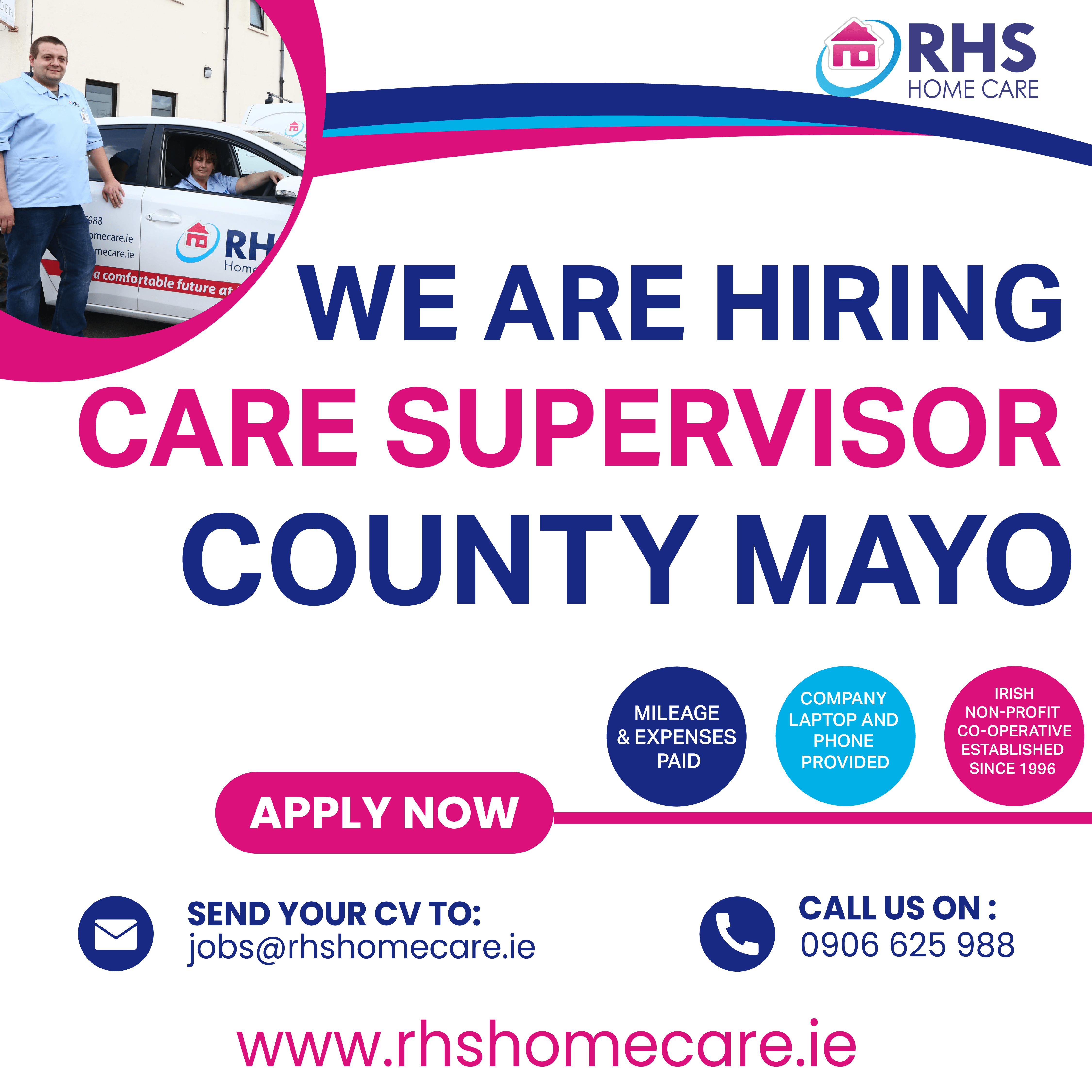 we are hiring a Care Supervisor for County Mayo